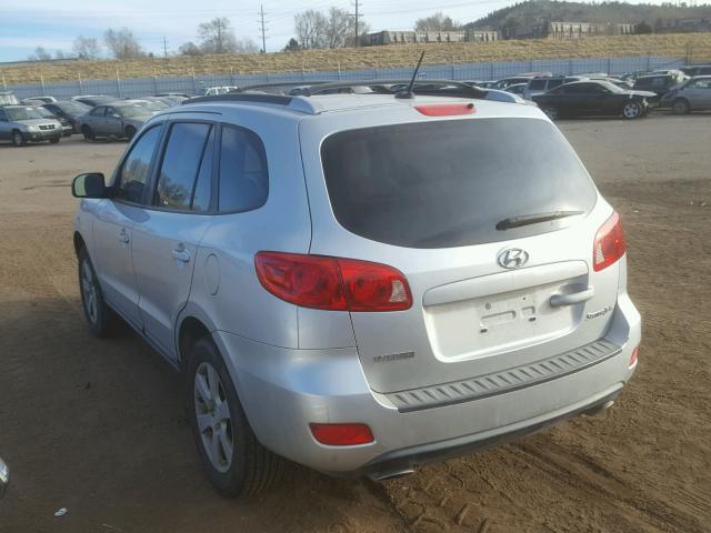 5NMSH13E67H038566 - 2007 HYUNDAI SANTA FE S GRAY photo 3