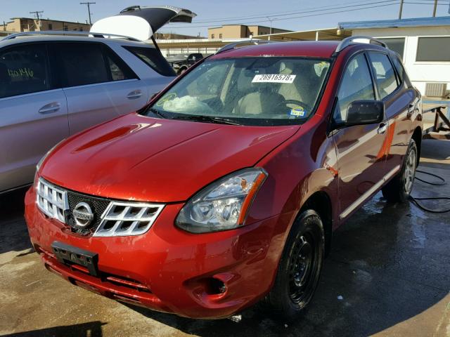 JN8AS5MVXEW720626 - 2014 NISSAN ROGUE SELE RED photo 2