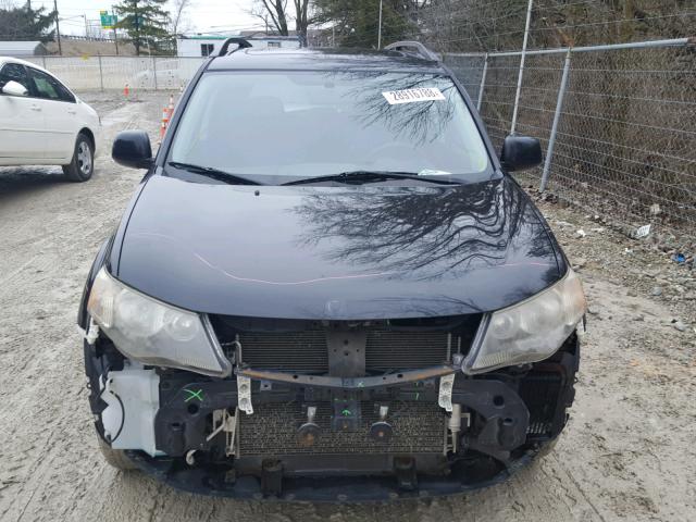 JA4MT31X67Z006309 - 2007 MITSUBISHI OUTLANDER BLACK photo 9