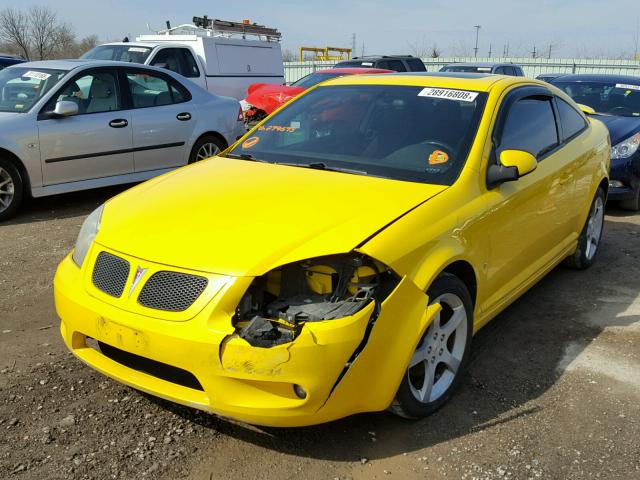 1G2AN15B277279673 - 2007 PONTIAC G5 GT YELLOW photo 2