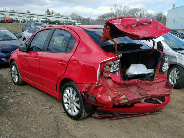 JS2YC414085102261 - 2008 SUZUKI SX4 RED photo 3