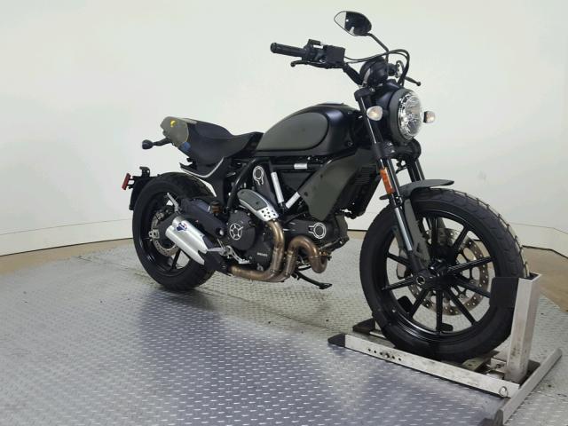 ML015ANM4HT011293 - 2017 DUCATI SCRAMBLER BLACK photo 2