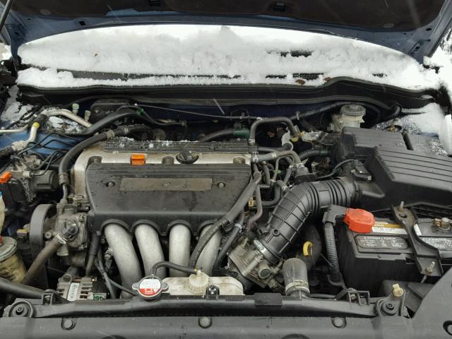 1HGCM72617A001174 - 2007 HONDA ACCORD EX BLUE photo 7