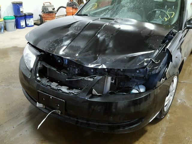 1G8AJ55F87Z201852 - 2007 SATURN ION LEVEL BLACK photo 9