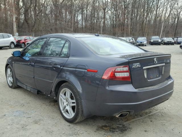 19UUA66257A020339 - 2007 ACURA TL GRAY photo 3