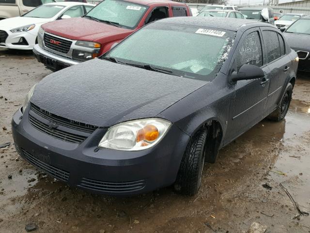 1G1AL58F987234652 - 2008 CHEVROLET COBALT LT BLACK photo 2