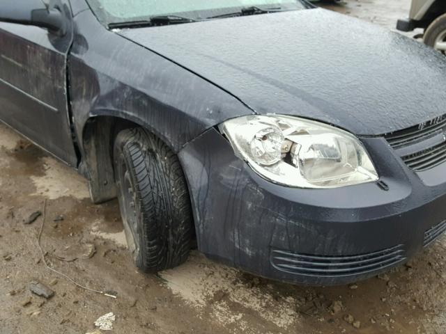 1G1AL58F987234652 - 2008 CHEVROLET COBALT LT BLACK photo 9