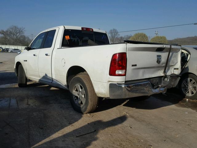 1D7RB1GP3AS138038 - 2010 DODGE RAM 1500 WHITE photo 3