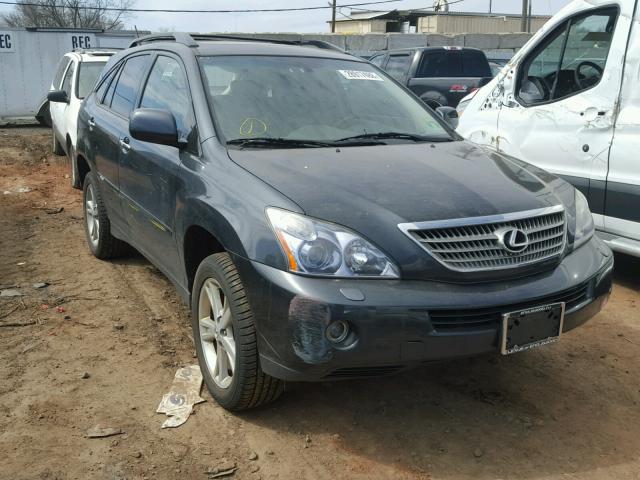 JTJHW31U682063024 - 2008 LEXUS RX 400H CHARCOAL photo 1