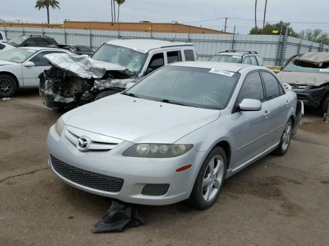 1YVHP80C085M12709 - 2008 MAZDA 6 I SILVER photo 2