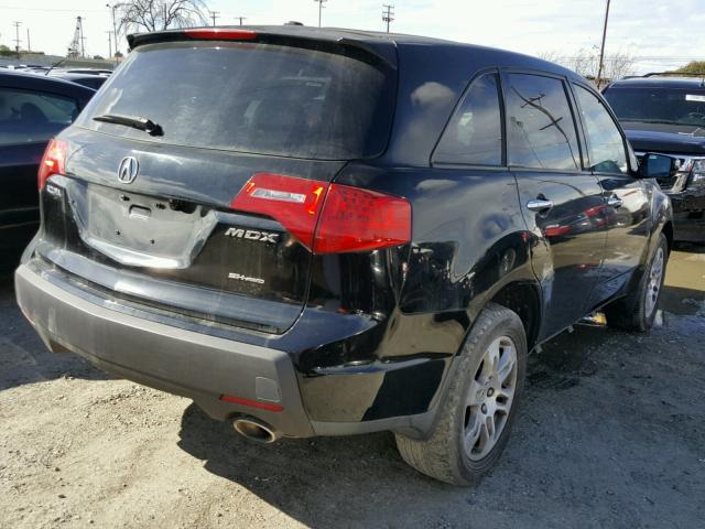 2HNYD28408H552111 - 2008 ACURA MDX TECHNO BLACK photo 4