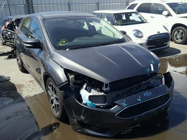 1FADP3M2XHL290418 - 2017 FORD FOCUS SEL GRAY photo 1