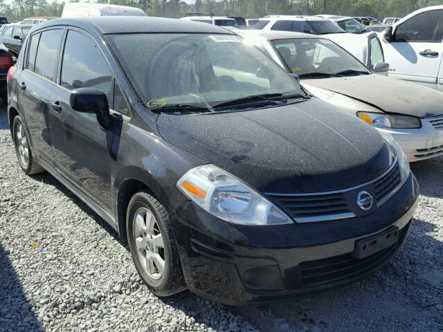 3N1BC13E87L407142 - 2007 NISSAN VERSA S BLACK photo 1