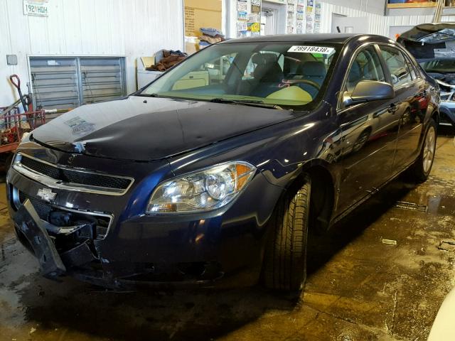 1G1ZB5EB1A4138853 - 2010 CHEVROLET MALIBU LS ლურჯი ფოტო 2