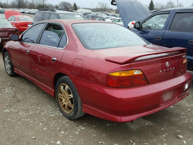 19UUA5676YA021524 - 2000 ACURA 3.2TL RED photo 3