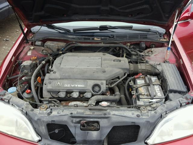 19UUA5676YA021524 - 2000 ACURA 3.2TL RED photo 7