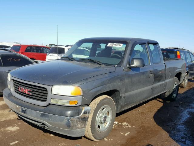 2GTEC19W921170858 - 2002 GMC NEW SIERRA GRAY photo 2