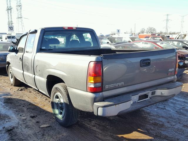 2GTEC19W921170858 - 2002 GMC NEW SIERRA GRAY photo 3