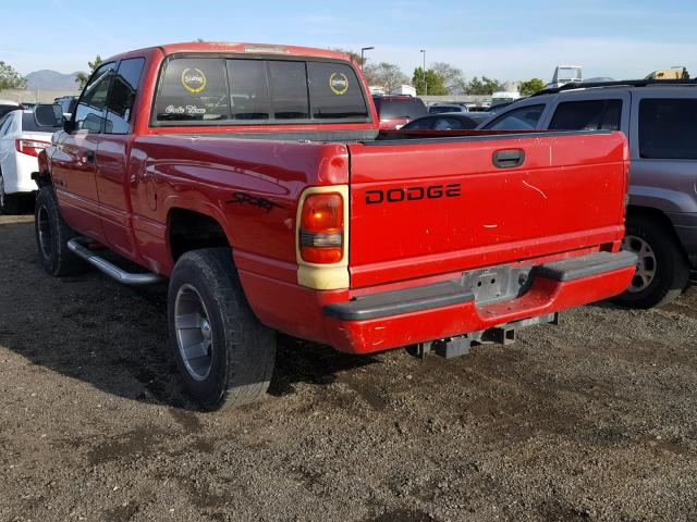 3B7HC13Z0VG760796 - 1997 DODGE RAM 1500 RED photo 3