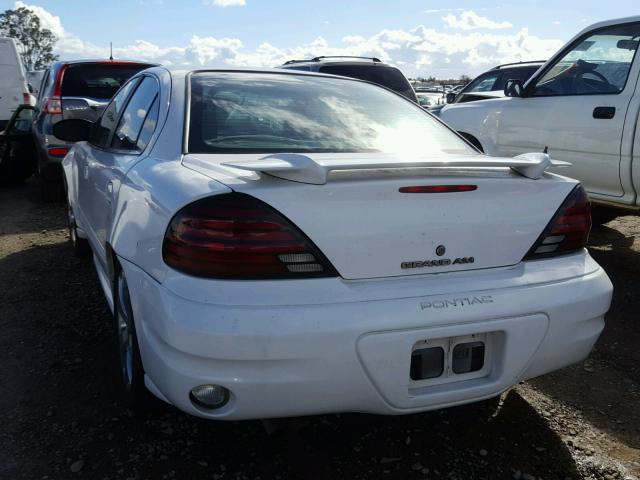 1G2NF52E43M517149 - 2003 PONTIAC GRAND AM S WHITE photo 3