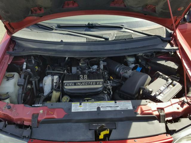 2FMDA5144SBC42283 - 1995 FORD WINDSTAR W RED photo 7