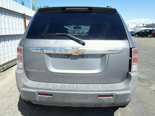 2CNDL13FX56204507 - 2005 CHEVROLET EQUINOX LS GRAY photo 9