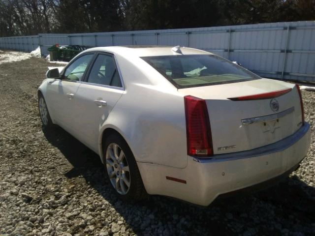 1G6DT57VX90110707 - 2009 CADILLAC CTS HI FEA WHITE photo 3