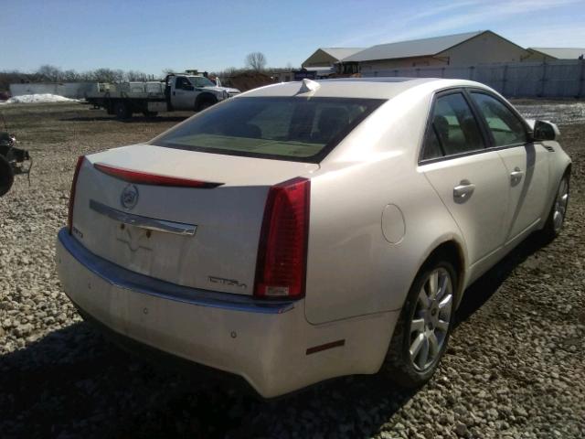 1G6DT57VX90110707 - 2009 CADILLAC CTS HI FEA WHITE photo 4