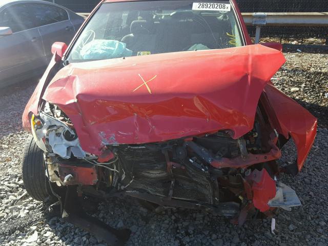 2T1KR38E44C254550 - 2004 TOYOTA COROLLA MA RED photo 7