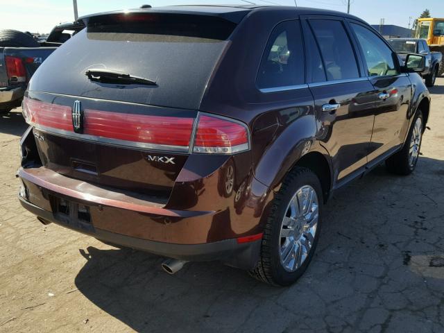 2LMDU68C99BJ07096 - 2009 LINCOLN MKX BROWN photo 4