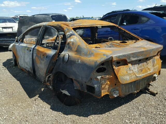 2HGFA16818H310676 - 2008 HONDA CIVIC EX BURN photo 3