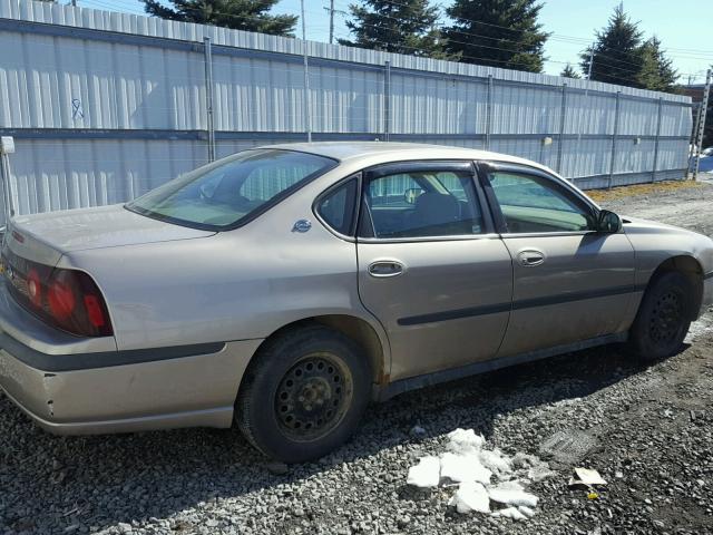 2G1WF52E229380099 - 2002 CHEVROLET IMPALA GOLD photo 4