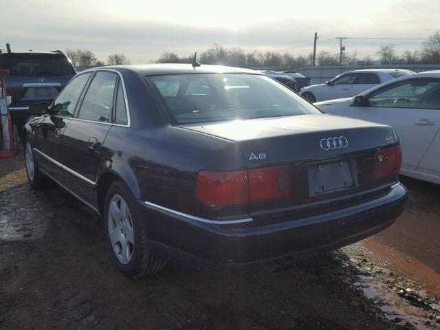 WAUFL44D73N001804 - 2003 AUDI A8 QUATTRO BLUE photo 3