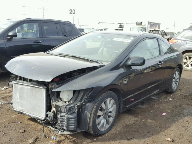 2HGFG1B98AH508867 - 2010 HONDA CIVIC EXL BLACK photo 2