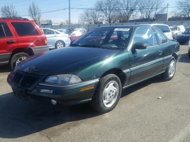 1G2NE15M2SM514666 - 1995 PONTIAC GRAND AM S GREEN photo 2
