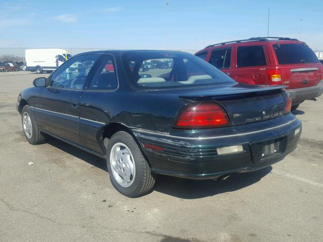 1G2NE15M2SM514666 - 1995 PONTIAC GRAND AM S GREEN photo 3