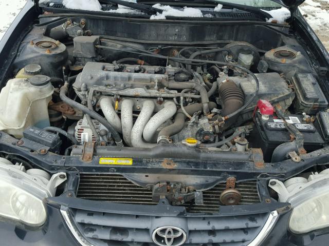 2T1BR12EX1C423155 - 2001 TOYOTA COROLLA CE BLACK photo 7