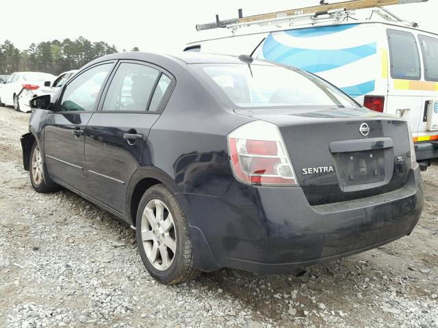 3N1AB61E78L651445 - 2008 NISSAN SENTRA 2.0 BLACK photo 3