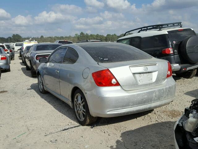 JTKDE177360105287 - 2006 TOYOTA SCION TC 银色 照片 3