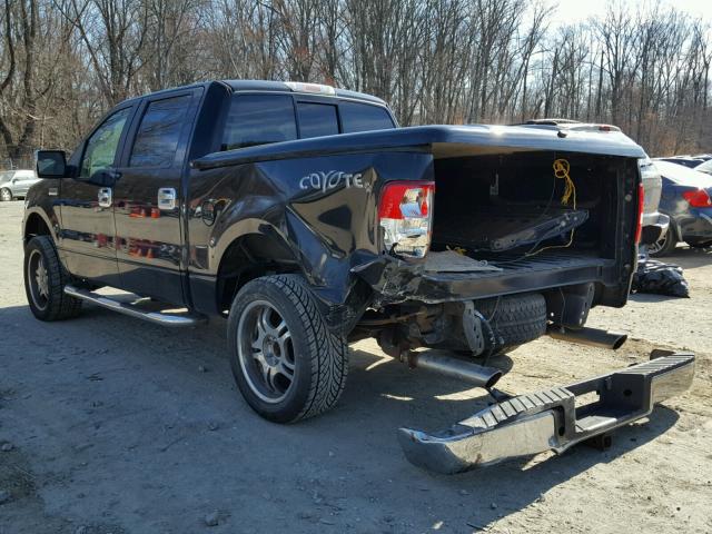 1FTPW14586FB54051 - 2006 FORD F150 SUPER BLACK photo 3