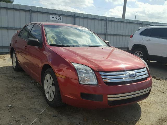 3FAHP06Z87R271053 - 2007 FORD FUSION S RED photo 1