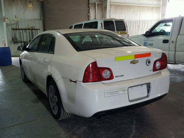 1G1ZG57N08F198209 - 2008 CHEVROLET MALIBU LS თეთრი ფოტო 3