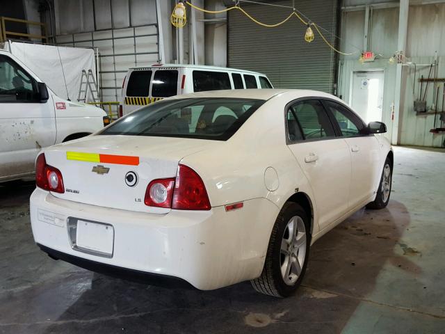 1G1ZG57N08F198209 - 2008 CHEVROLET MALIBU LS თეთრი ფოტო 4
