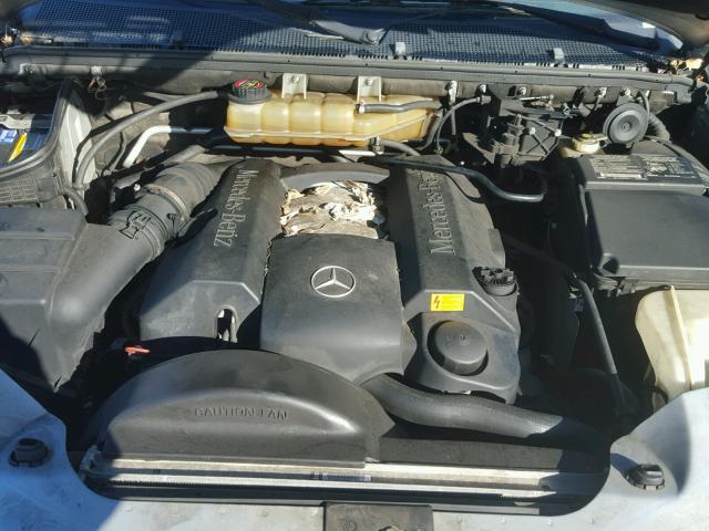 4JGAB54E51A247765 - 2001 MERCEDES-BENZ ML 320 SILVER photo 7