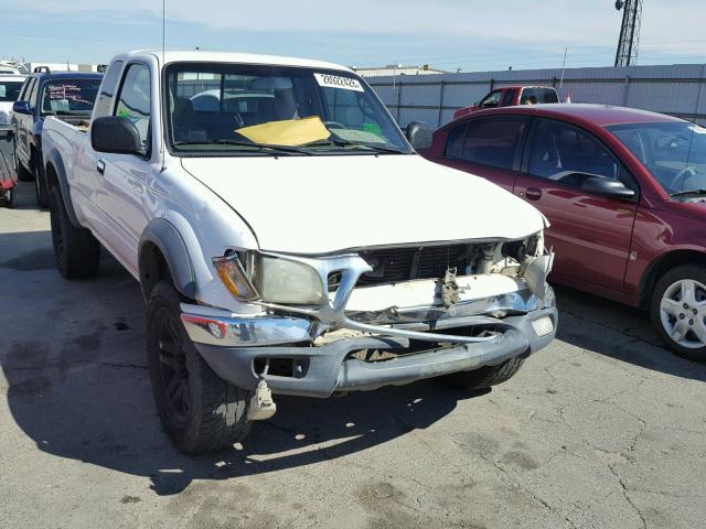 5TESN92N04Z306497 - 2004 TOYOTA TACOMA XTR WHITE photo 1