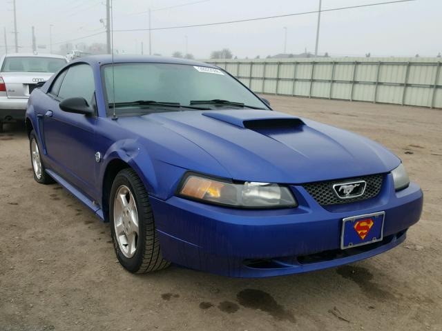 1FAFP40614F223965 - 2004 FORD MUSTANG BLUE photo 1