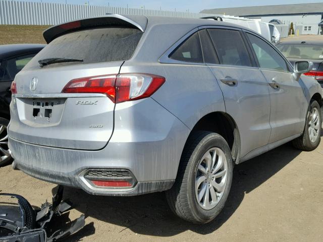 5J8TB4H3XJL007746 - 2018 ACURA RDX BASE SILVER photo 4