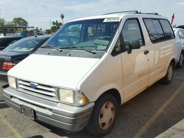 1FMCA11U8TZA36306 - 1996 FORD AEROSTAR WHITE photo 2