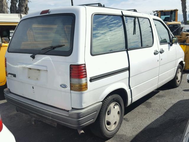 1FMCA11U8TZA36306 - 1996 FORD AEROSTAR WHITE photo 4