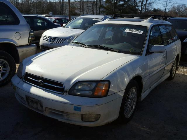 4S3BH645017303492 - 2001 SUBARU LEGACY GT WHITE photo 2